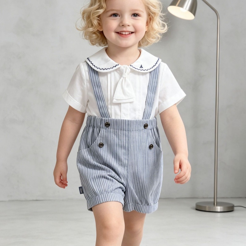 Arrival Shirt And Suspender Shorts Set photo 1