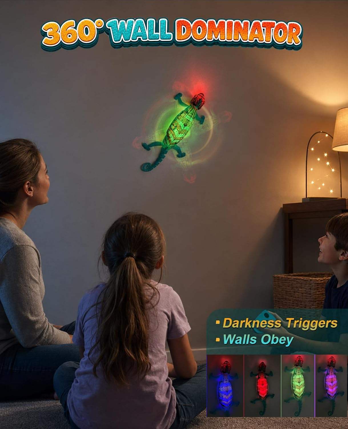 Remote-controlled Wall-climbing Lizard Toy For Children photo 2