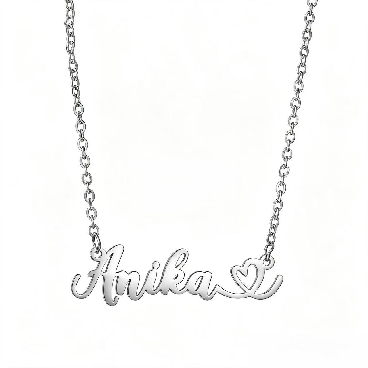 DIY Customized Engraved Name Necklace For Women photo 3