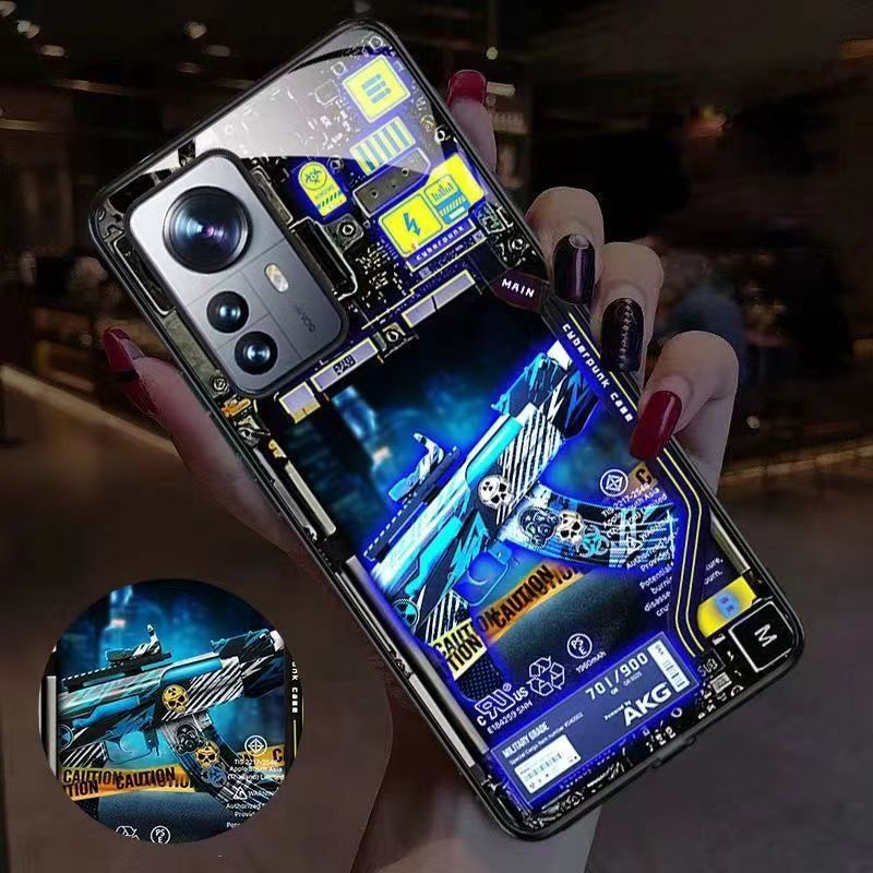 Cyberpunk-style Glowing Phone Case photo 3