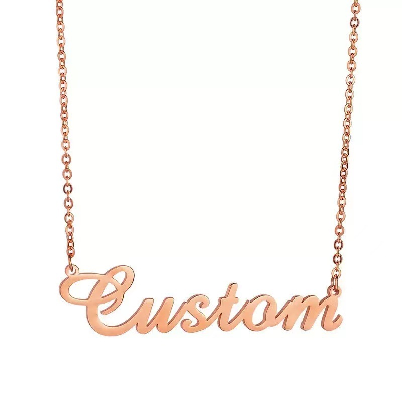 DIY Customized Engraved Name Necklace For Women photo 4