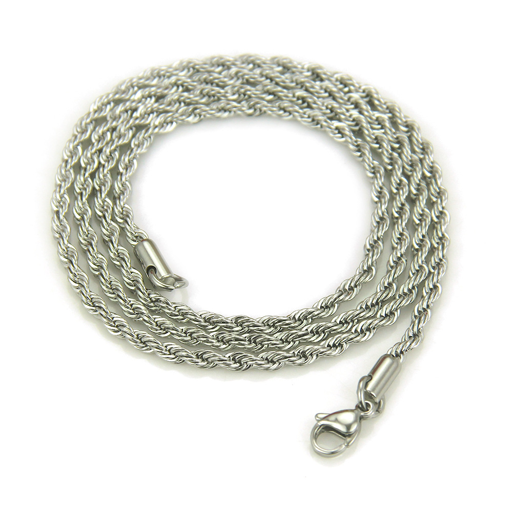 Stainless Steel Twist Chain With Chain Twisted Chain Multi-size photo 2