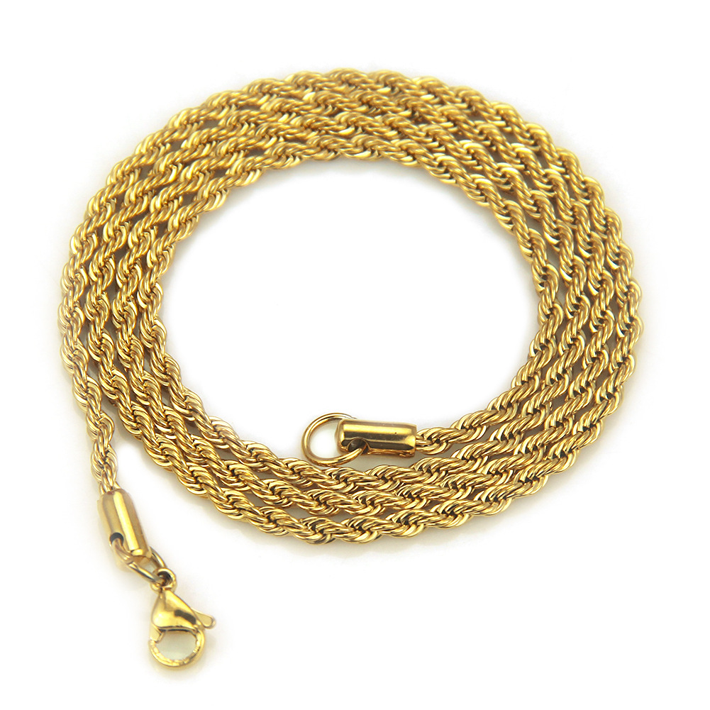 Stainless Steel Twist Chain With Chain Twisted Chain Multi-size photo 5