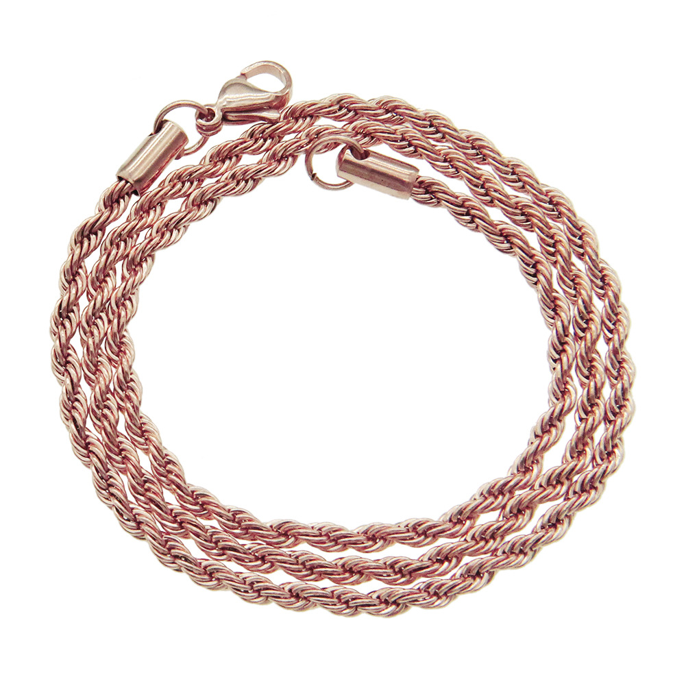 Stainless Steel Twist Chain With Chain Twisted Chain Multi-size photo 6