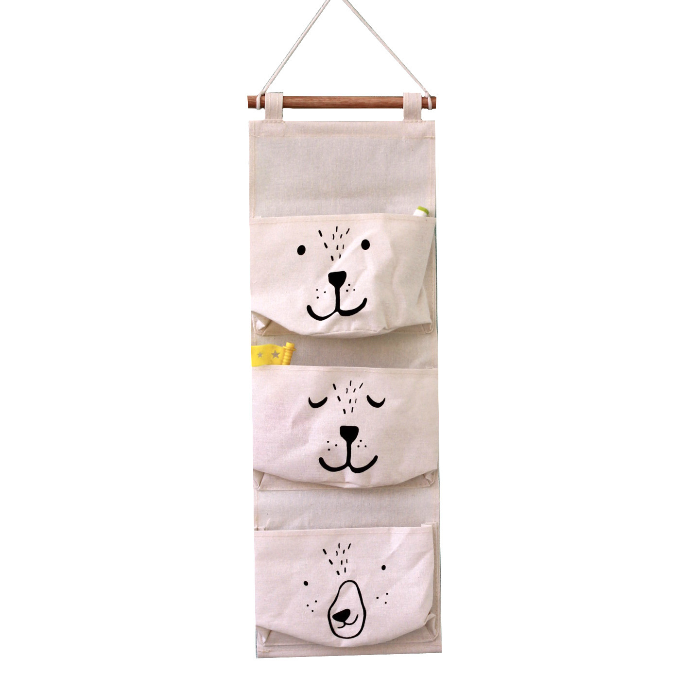Nordic Wind Bedroom Multifunctional Storage Hanging Bag Behind Door photo 8
