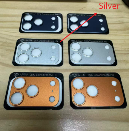 All-in-one Matte Hollowed-out Metal Armor Phone Lens Protector photo 2