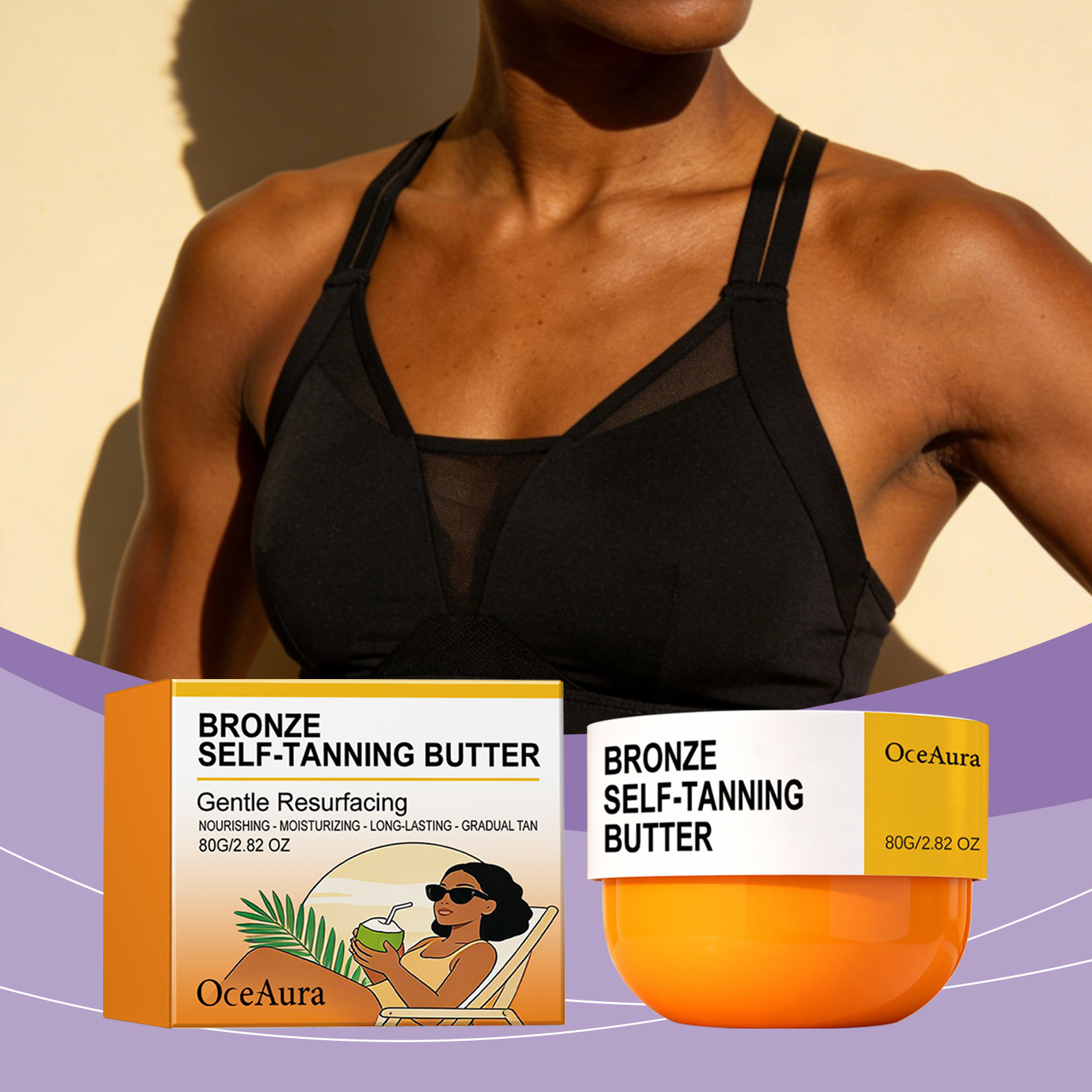 OCEAURA Darkening Moisturizing Body Cream photo 1