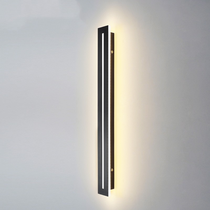 Hallway Art Design With Personalized Line Lighting photo 4
