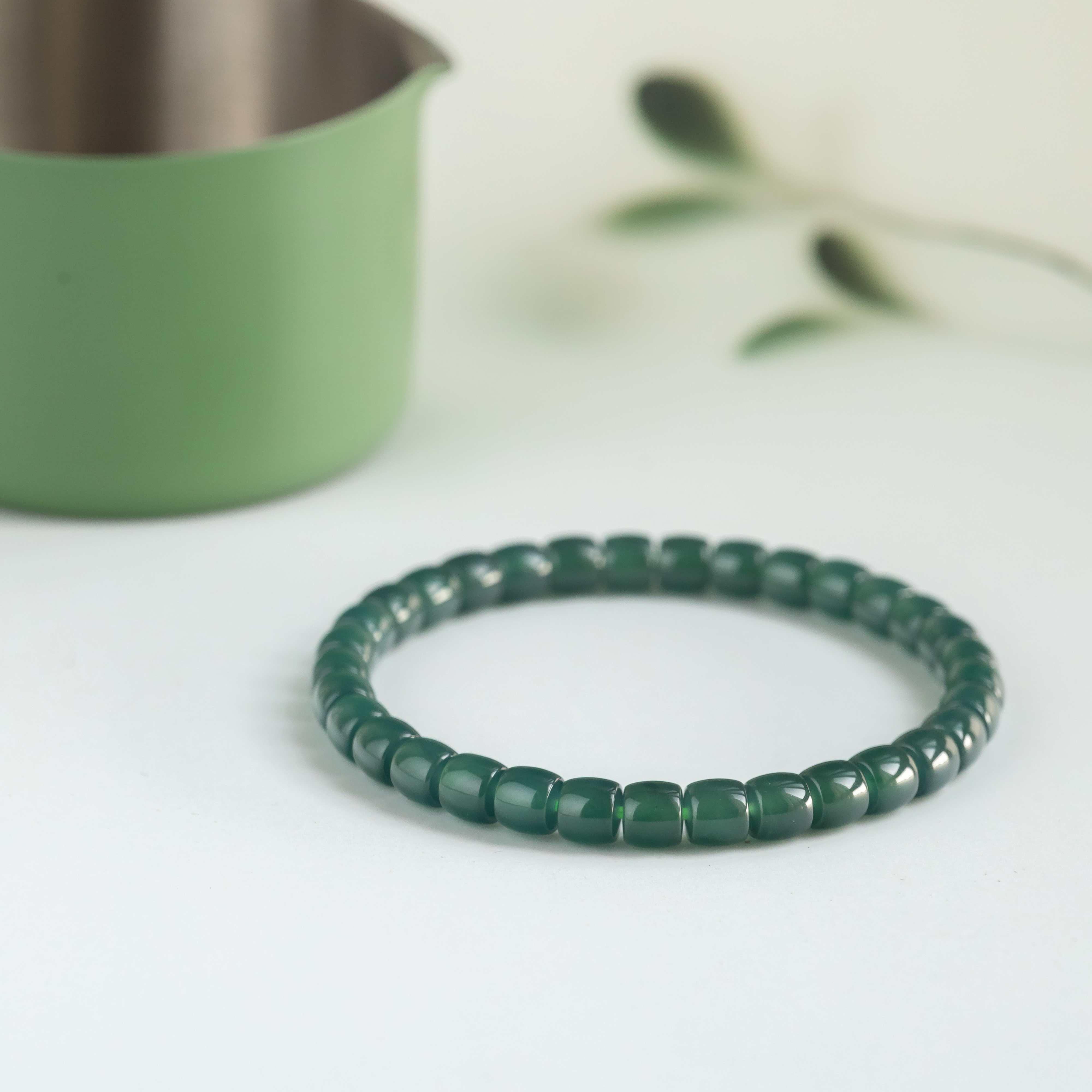 Men's And Women's Blue Water Emerald Bracelet photo 5