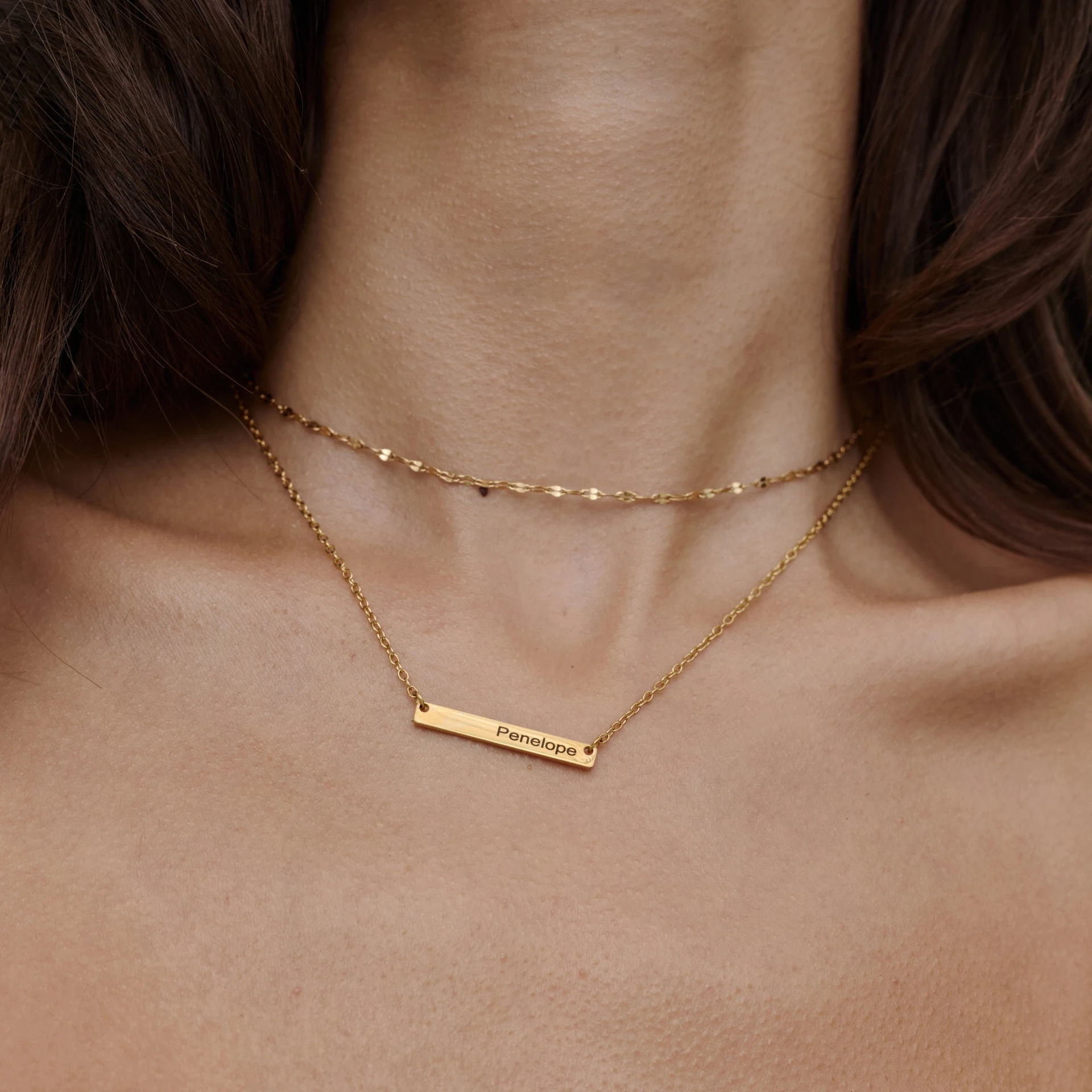 Stainless Steel 18K Gold-plated Personalized Necklace photo 7