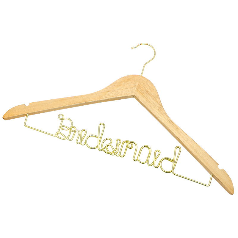 Metal Letter Wedding Dress Hanger photo 4