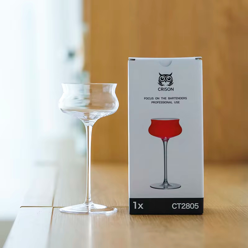 Korisun Crystal Glass Stemware Commercial-Grade Cocktail Glass photo 5