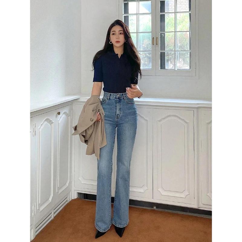 Lapel Knitted Short Sleeve photo 6