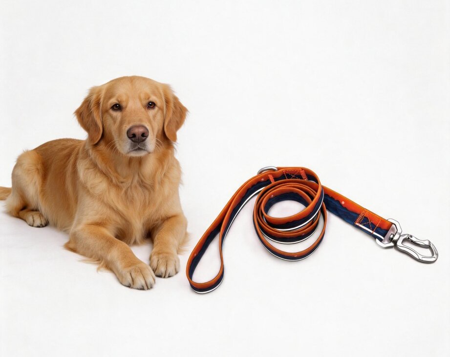 ( M ) Reflective Patterned Leash Set Sunset photo 5